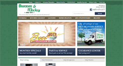 Desktop Screenshot of brennanandmackayappliances.com